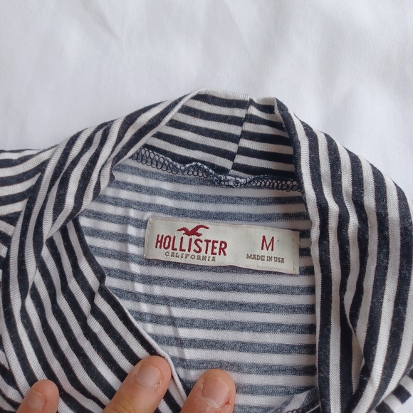 Hollister Women's Striped Mock Neck Halter Dress - Picture 2 of 2